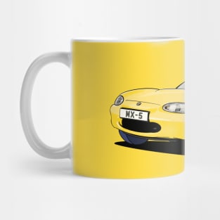 Mazda MX-5 Mk.2 in yellow Mug